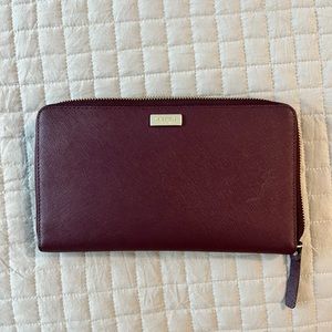 Kate Spade Large Travel Wallet - Purple